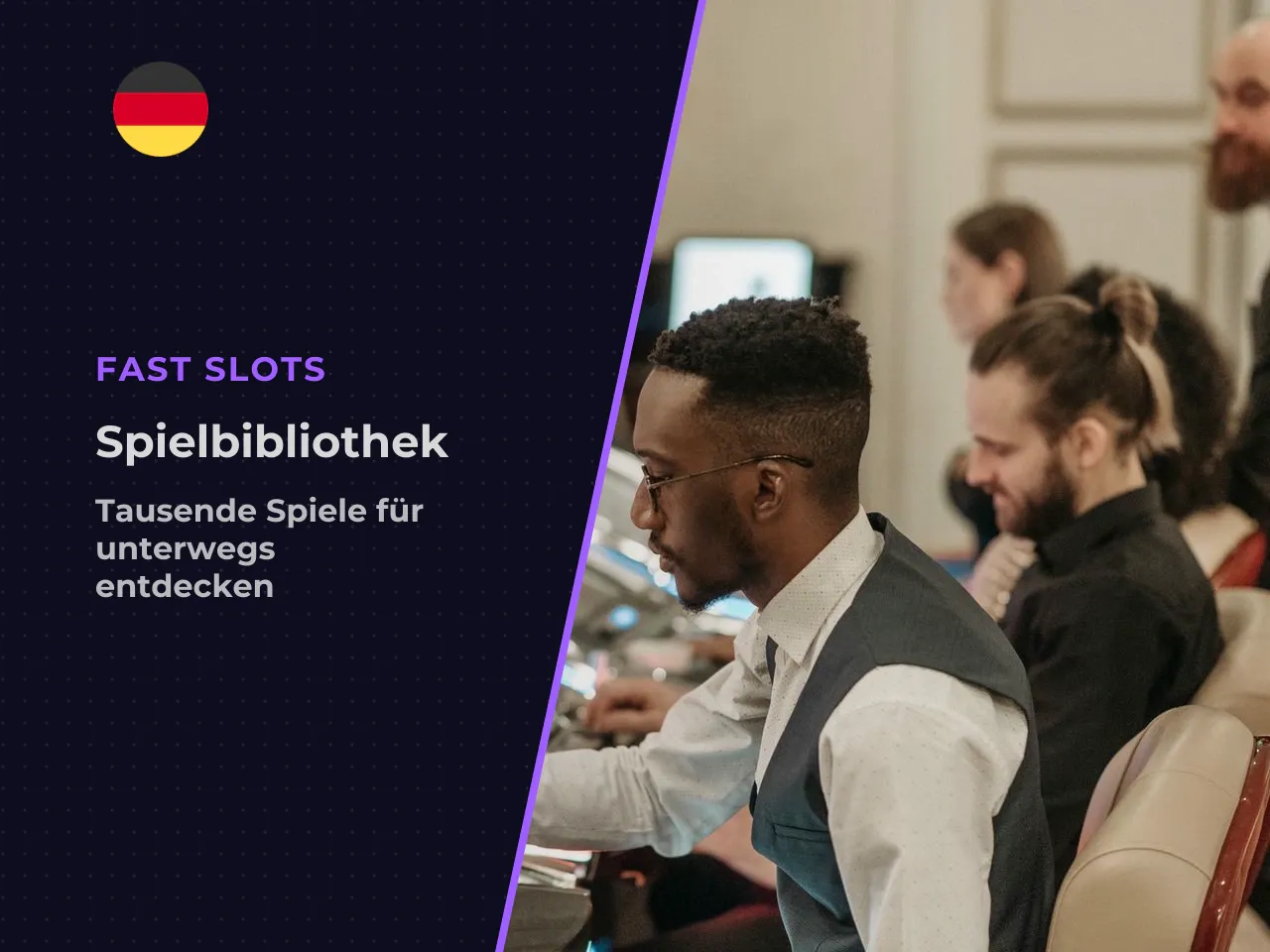 Slots, Tischspiele und Live Casino. Die