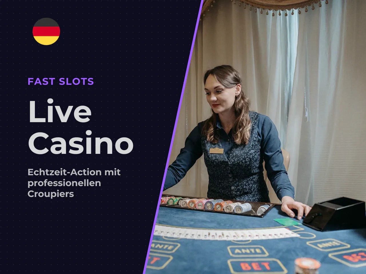 Live Casino, Blackjack und Roulette in