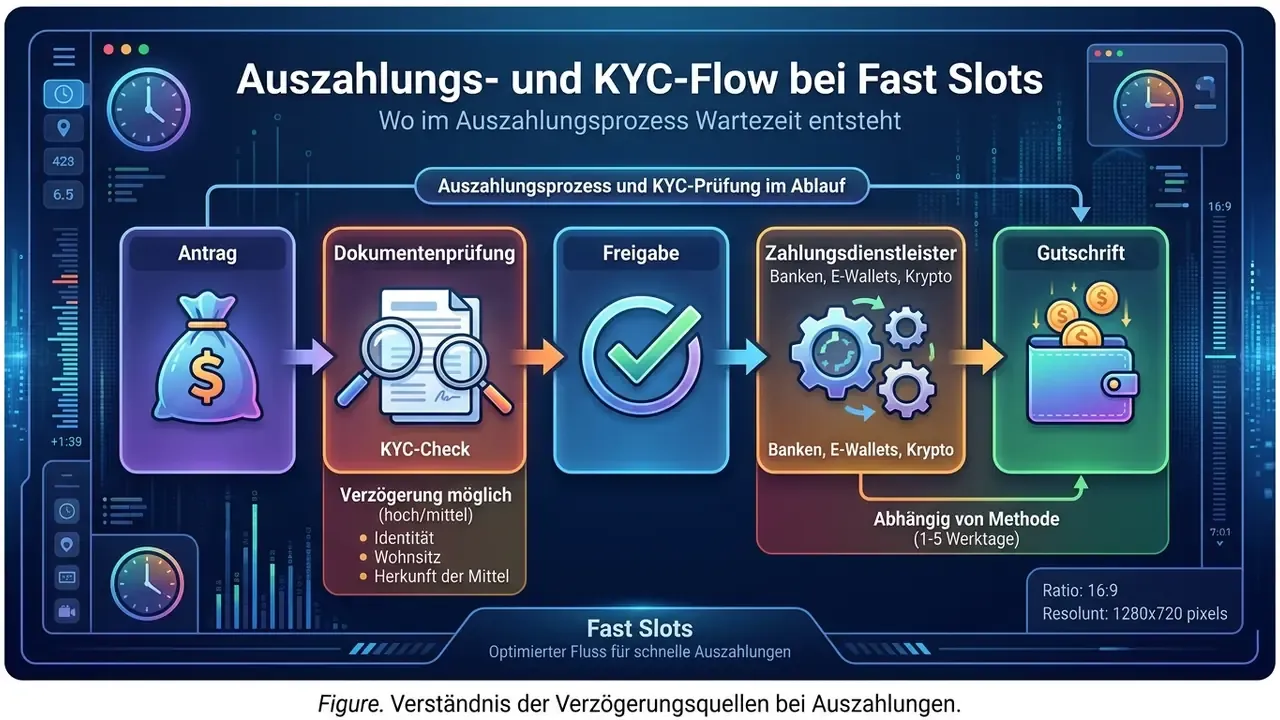 Fast Slots Auszahlungsprozess und KYC-Prüfung im Ablauf