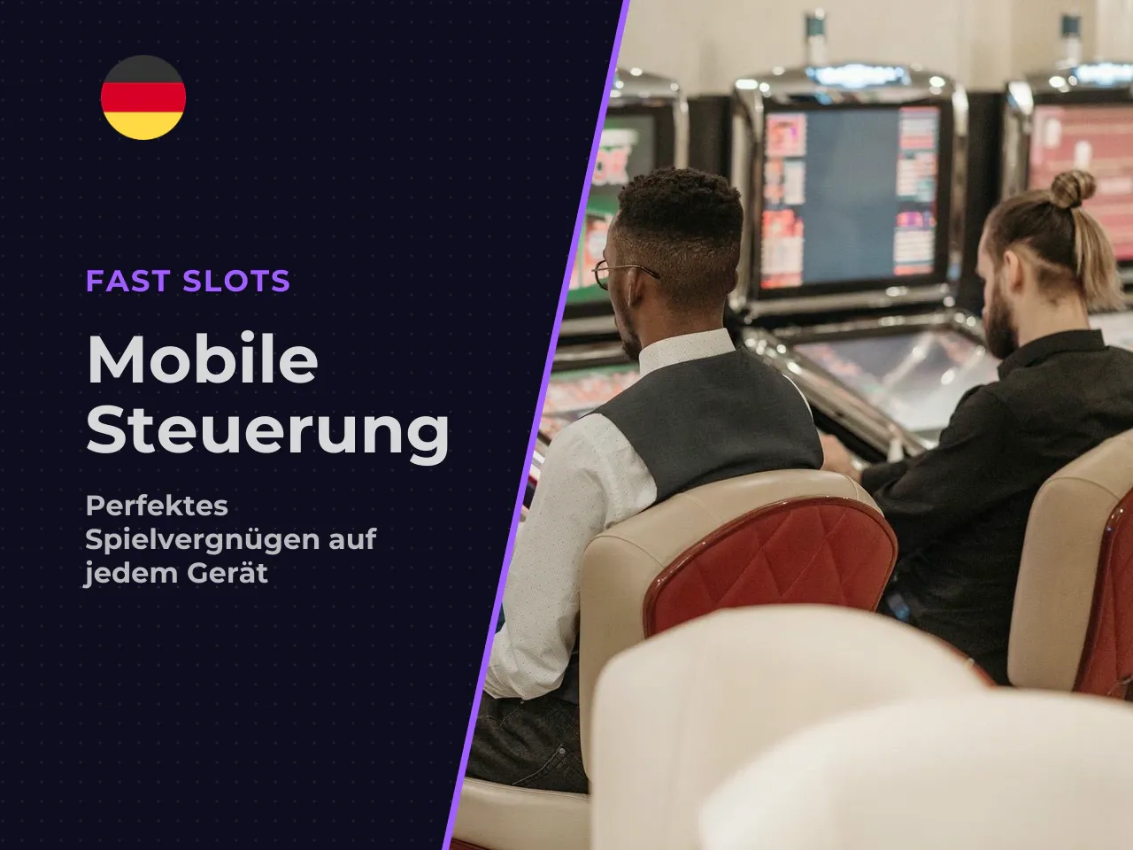 Mobile Spieloberfläche und Ablauf eines Spins