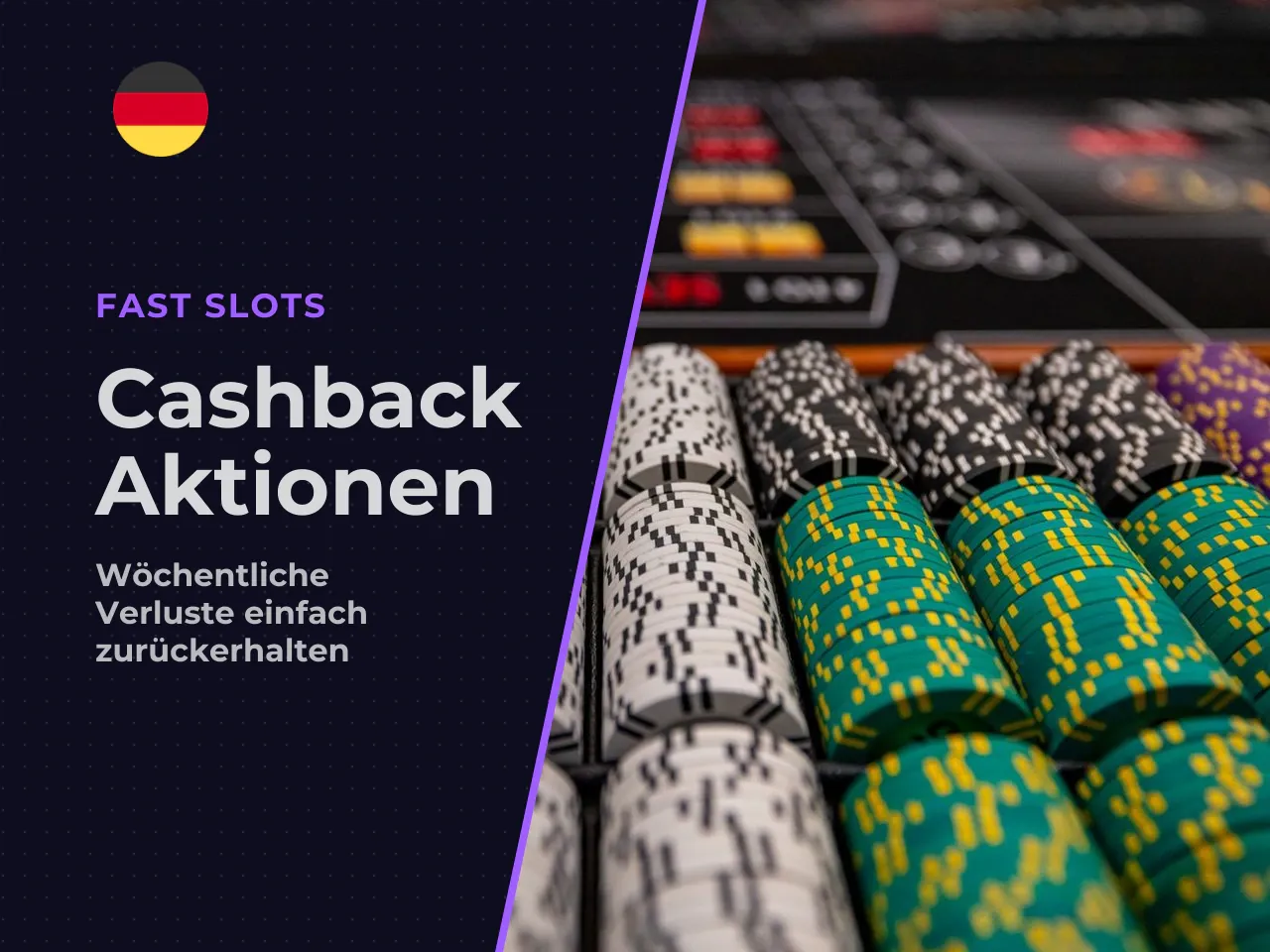 Cashback und regelmäßige Casino Promotions. Das