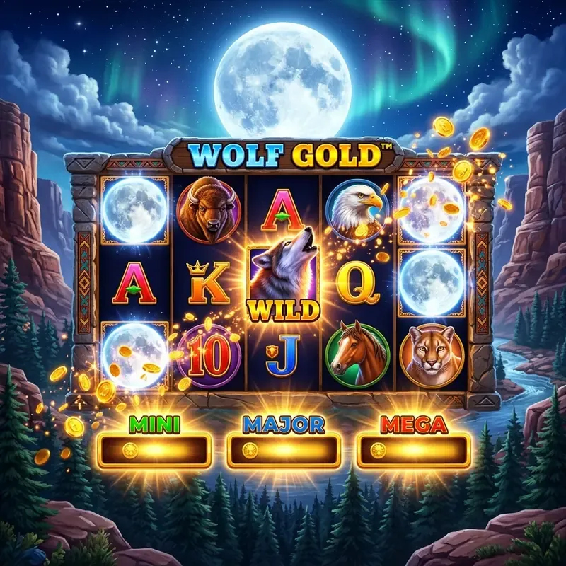 Wolf Gold spielen Slot kostenlos, Demo