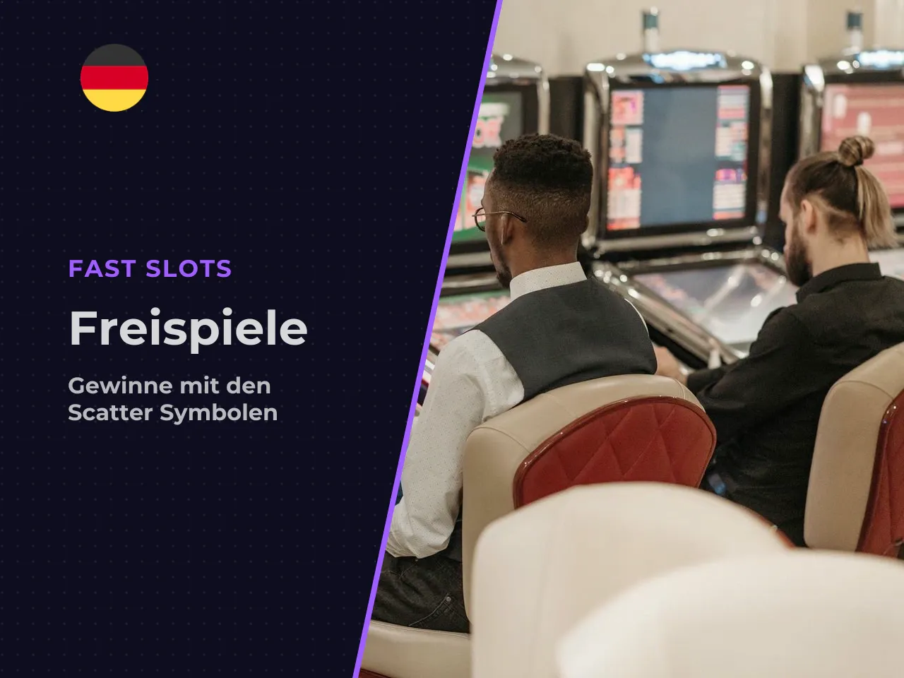 Freispiele mit Scatter und Multiplikator. Um