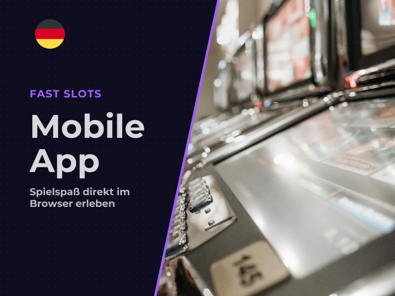 Fast Slots mobile web app Start