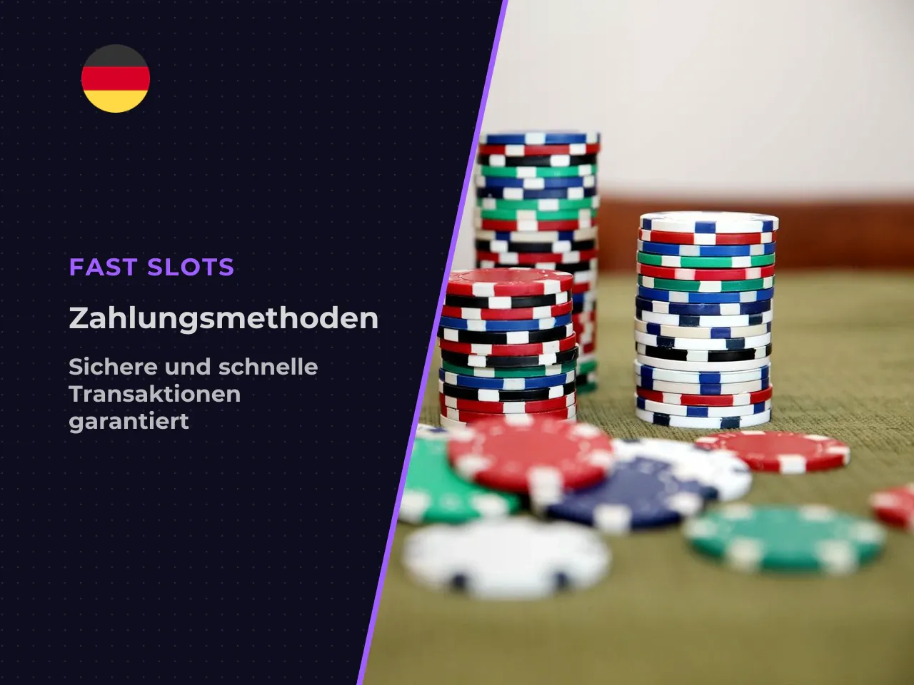 Kompatible payment methods für deposits und