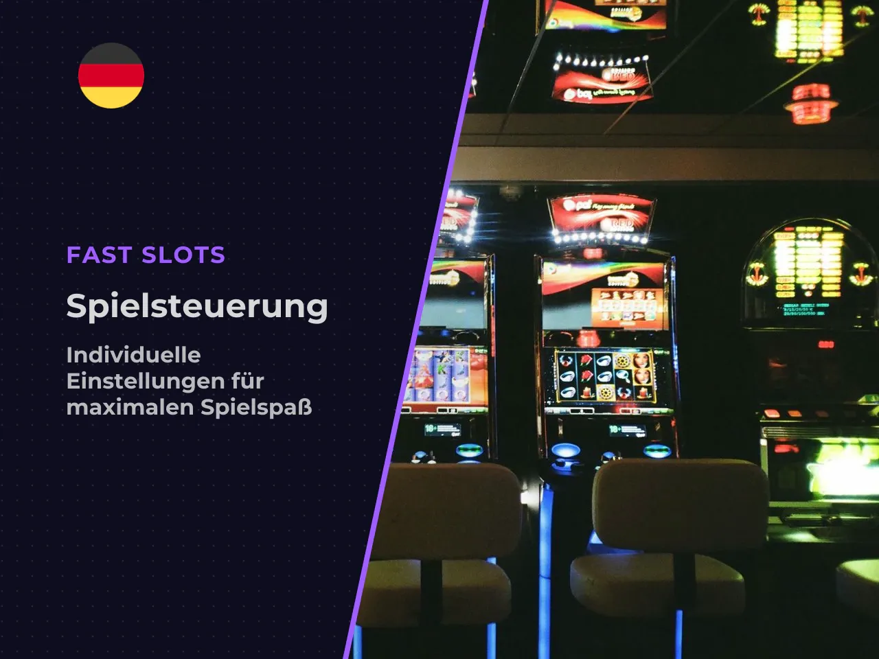 Erweiterte Spielsteuerung Autoplay und Turbo-Modus. Für