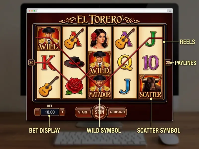 El Torero Slot von Merkur mit Walzen und Symbolen
