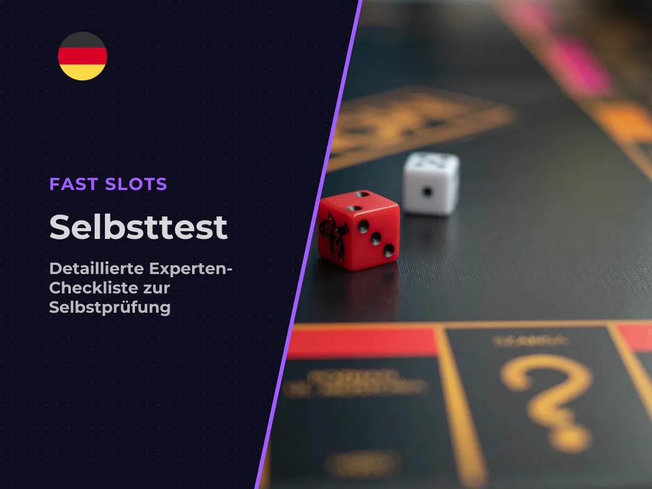 Selbstprüfung in zwei Minuten die Checkliste