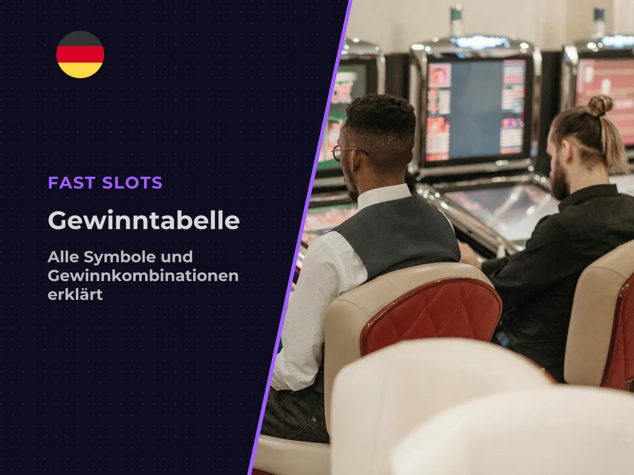 Symbole und Gewinnkombinationen im Slot. Das