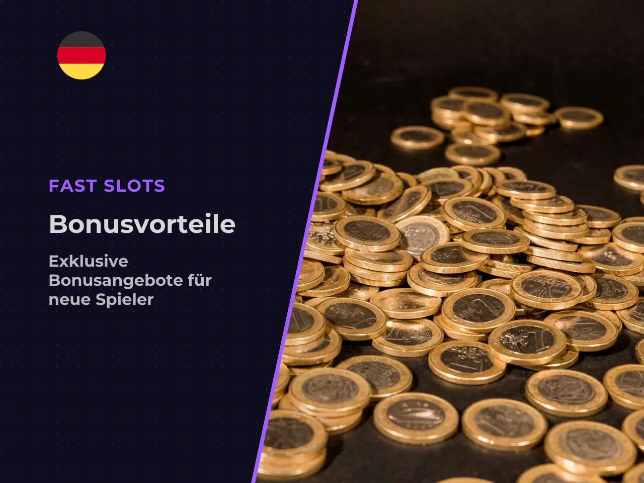 Was beinhaltet der Fast Slots Bonus
